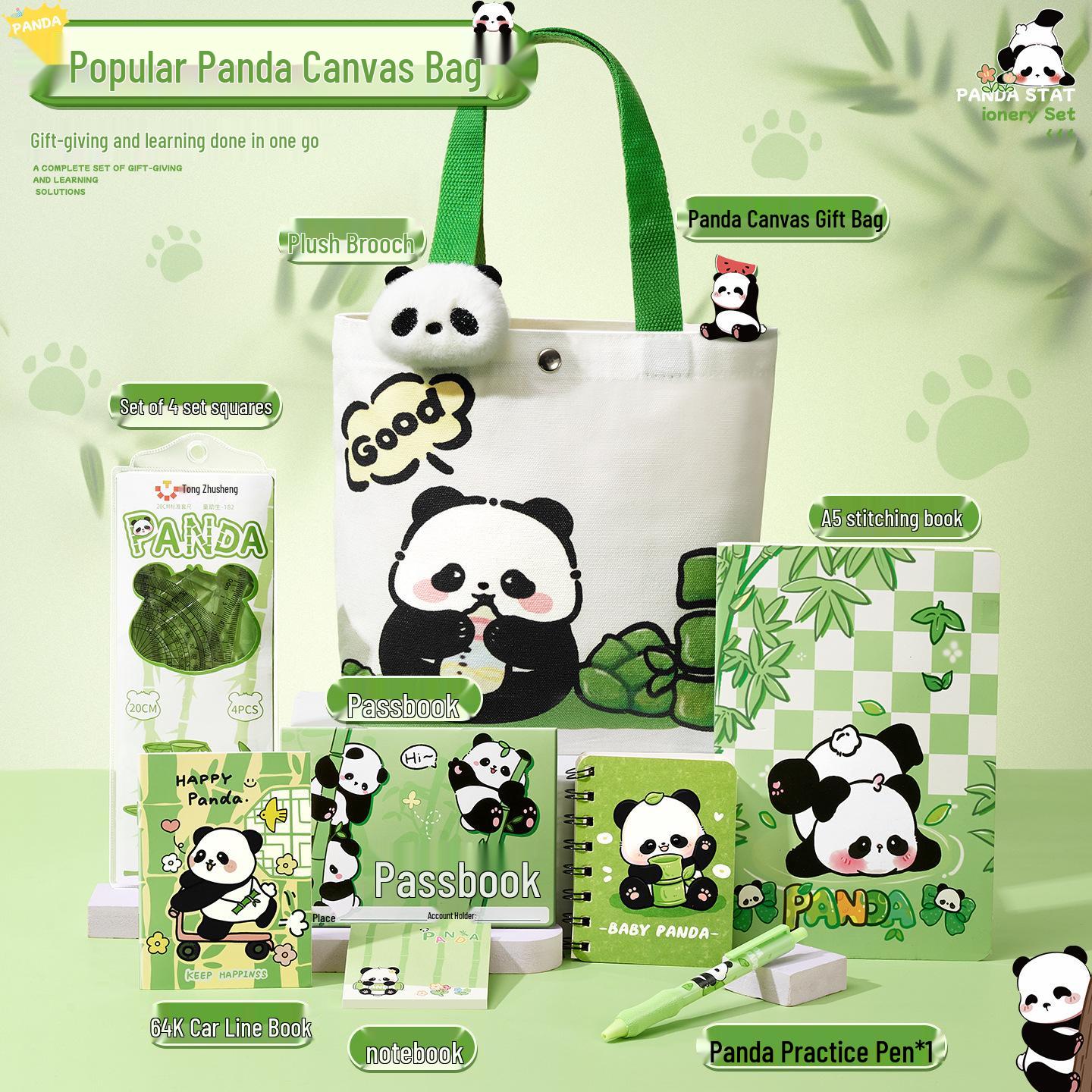 

Panda Stationery Set: Perfect for Students, Children s Day, End-of-Term Gifts, and Birthday Party Favors