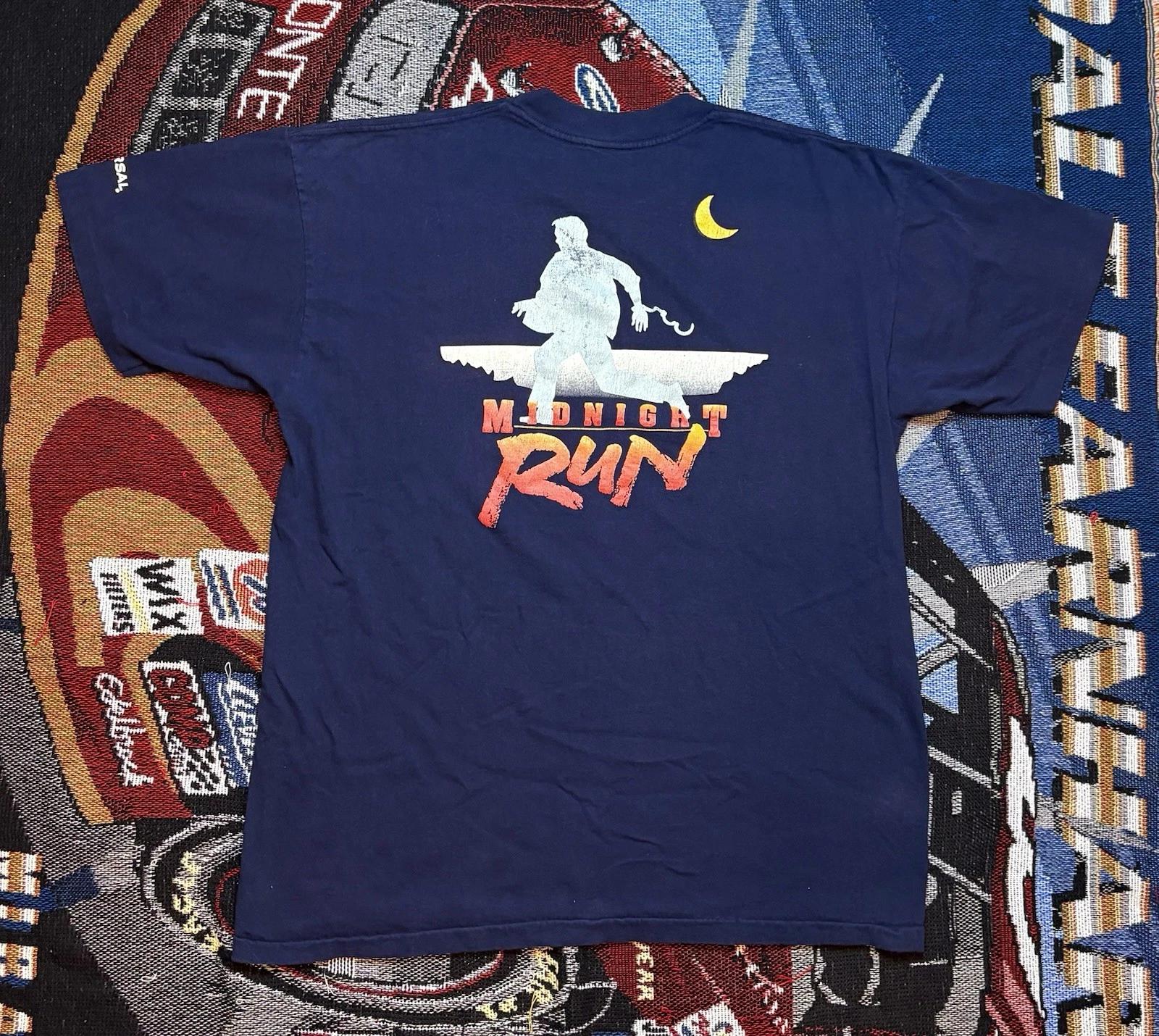 Vintage Midnight Run Shirt Movie Promo Action Pack TV Quadrilogy 90s XL S