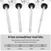 4/8Pcs Hex Screw Driver Repair Tool Set Non-slip 1/18 1/24 Scale Design for TRX4M SCX24 FCX18 Model Car Precise Screwdriver Tool