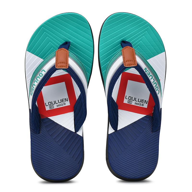 2025 summer new style flip flops men's anti slip outdoor beach slippers men's EVA casual sandals men's outdoor wear