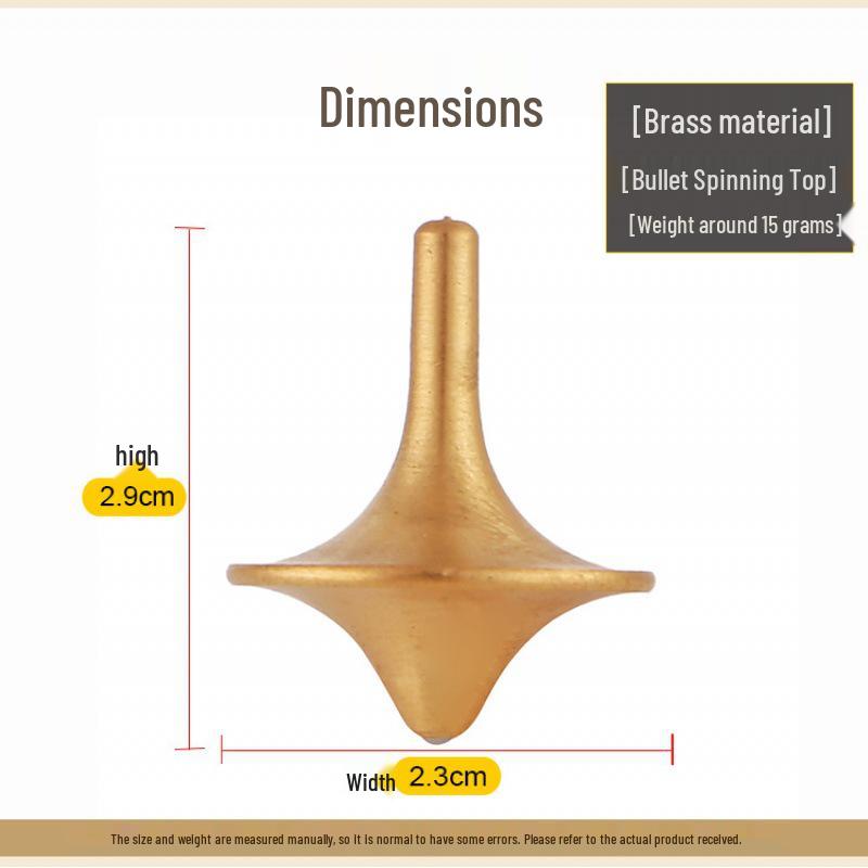 Brass Inception-Style Fidget Spinner: Zero Resistance Hurricane, Bestseller Decompression Toy