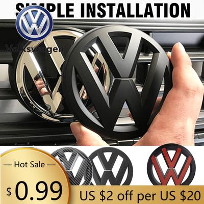 Pentru VOLKSWAGEN VW Insignă Radiator Față Mașină Embleme Capac Portbagaj Spate Autocolant pentru Volkswagen VW Golf 4 MK4 5 MK5 6 MK6 7 MK7