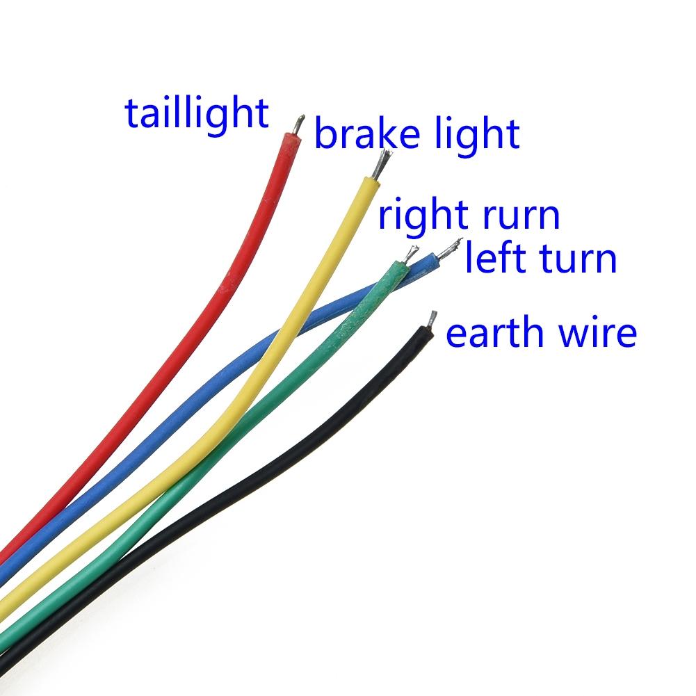 Brake Light Strip Turn Signal Waterproof Motorcycle Sequential Flowing