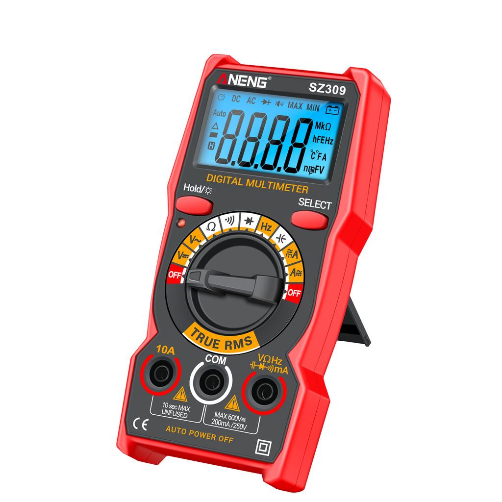 ANENG SZ309 Smart Multimeter 1999 Count High Precision Electrical Tester LCD Backlight ACDC