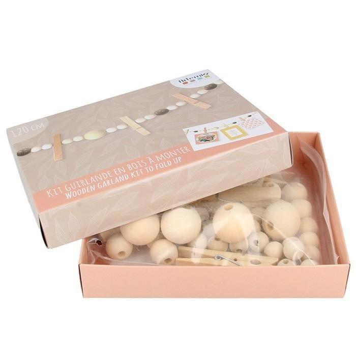 DIY Christmas Decorations Box - Wooden Garland Memories