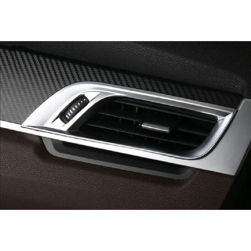 Fit For BMW X2 F39 2018- Matte Silver Left And Right Air Outlet Vent Trim