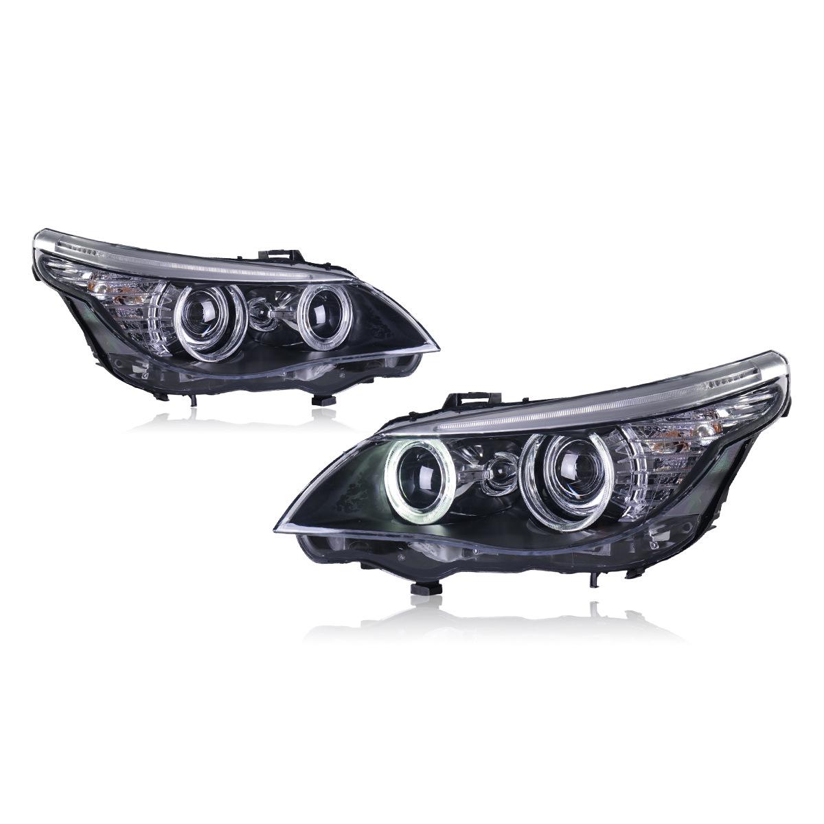 

BMW 5 Series E60 LED Headlight Assembly with Angel Eyes DRL & Turn Signals (03-10)