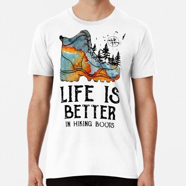 HIKER HOBBIES LIFE IS BETTER IN HIKING BOOTSTShirt S5XL Best TShirt Unisex T-Shirt M