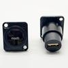 USB Type D Panel Mount Waterproof Female Socket (USB 2.0/3.0) for Digital Data Transfer