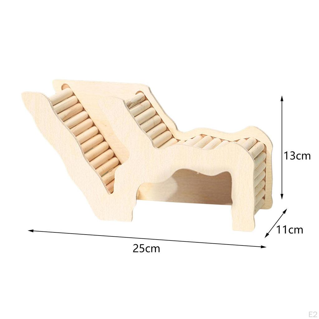 Drewniana kryjówka domek dla małych zwierząt