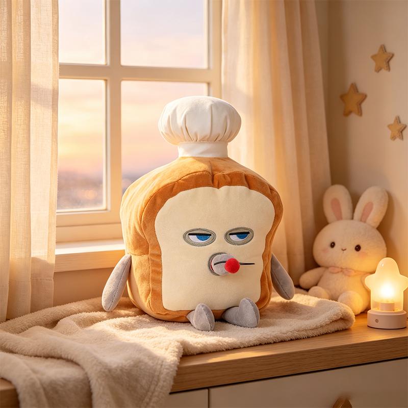 Cute Cartoon Child Picture Book Bread Boy Thief Plush Toy Soft Bread Friend Series Anime Figure Peripheral Plushie Doll Kid Gift