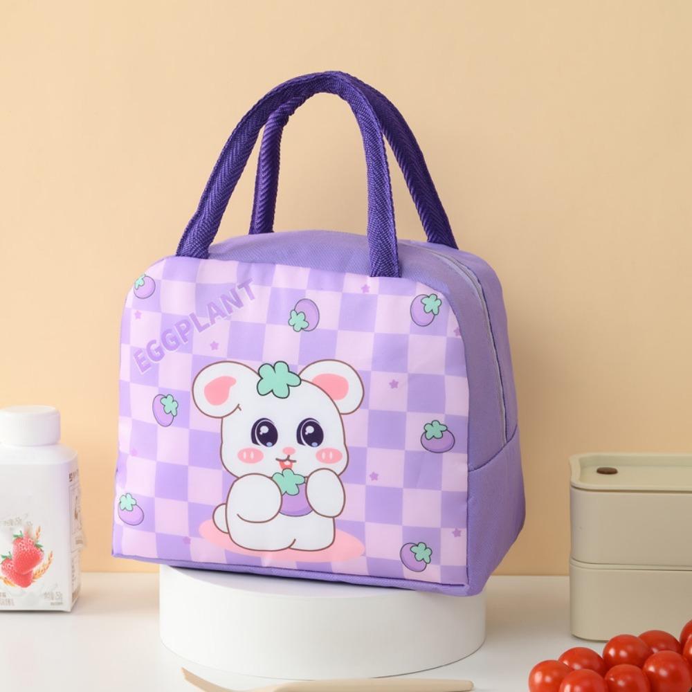 Thickened Thermal Meal Tote Bag Aluminum Foil Picnic Insulated Bag Insulated Lunch Bag  Daily Use