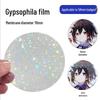 58MM Badge Making Film: Star Design, Broken Glass Protective Layer