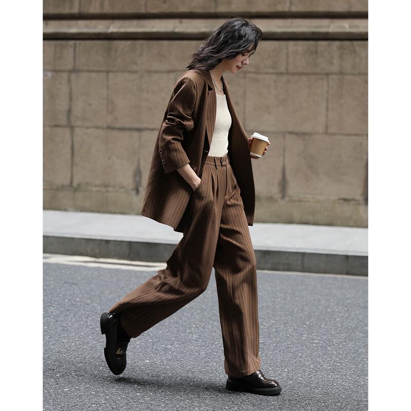 Demana Women's Retro Striped Suit Set