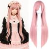 80cm Long Synthetic Hair Heat Resistance Anime Straight Hairpiece Halloween Cosplay Wigs for Women