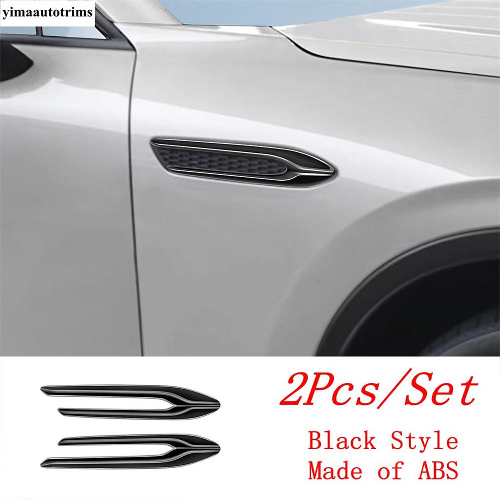 

Car Side Body AC Air Flow Vent Outlet Leaf Broad Panel Decoration Cover Trim ABS Black Accessories For Mazda CX-60 - 2025 Black Style