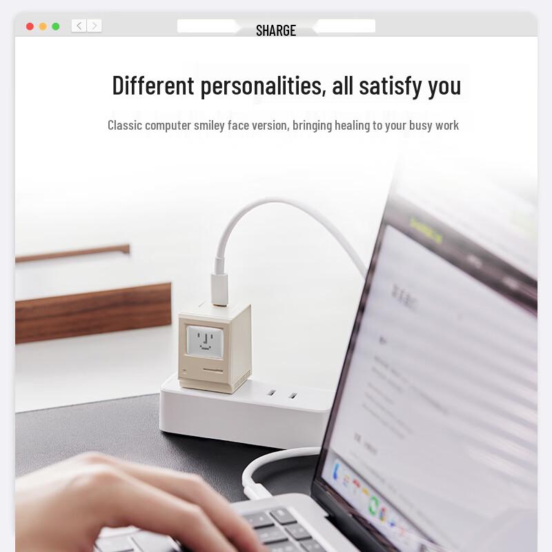 SHARGE 20W USB-C GaN Rychlá nabíječka