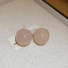 Silver Needle Zircon Star Flower Tassel Stud Earrings - Elegant and Fashionable Women's Accessory