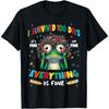 I Survived 100 Days Everything Is Fine 100th Day School Boys Girls Cotton Men T Shirt S