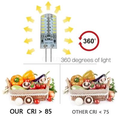 10PCS Mini Silicone G4 LED Bulb 3W 12V 220V 2835 SMD Silicone Lamp Warm / Cool White Lamp 360Degree Angle LED Light Ultra Bright