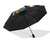 1pc Astronaut, Space Exploration Automatic Open/Close Umbrella, Folding Compact Umbrella with Lightweight Design for Women/Men yy251028237