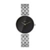 MISSFOX Middle East Fashion Simple Gold Black Disc Exquisite Waterproof Women's Quartz Watch Watch