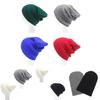 Stylish And Warm Knitted Hat For Adults In Solid Colors Perfect For Winter Wear