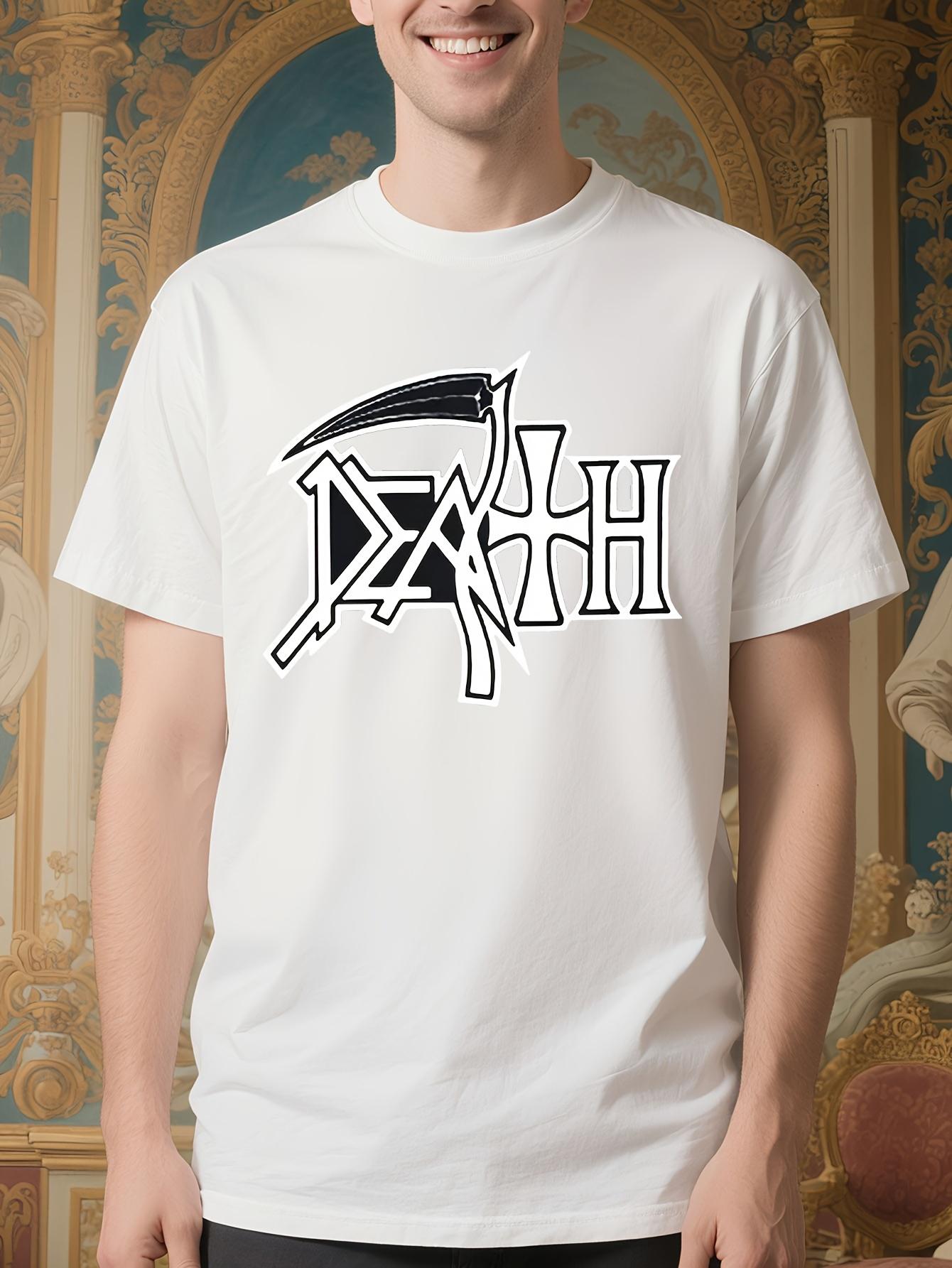 Heavy Metal Rock Band Graphic Tshirt - Bold DEATH Letteri... XL