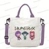 KPop Demon Hunters Anime Women's Crossbody Bag Aesthetics KPop Demon Hunters 2025 Shoulder Bags Korean Fashion  Messenger Bag