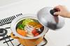 Yoshikawa Steamer for Compatible with Steaming Made In Stainless Steaming Easy Steaming Plate On the Pot YJ2302 Pots, 20~22cm Pots, Plate, Japan,