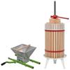 Vidaxl 2-Piece Fruit and Wine Press and Crusher Set