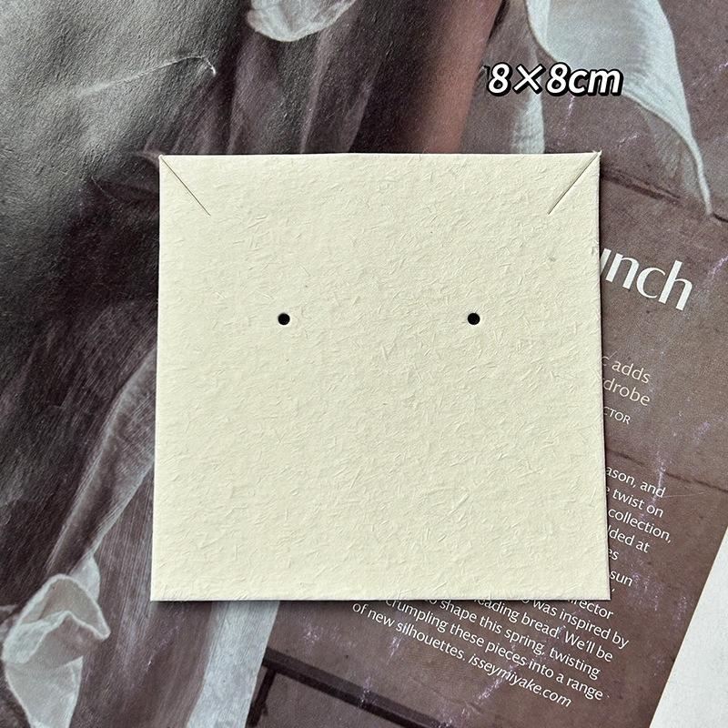 Fashionable and Minimalist Accessory Cardstock Earrings and Necklaces Display Card Hairbands Hair Clips Packaging Paper Cards Jewelry Back Cardboard