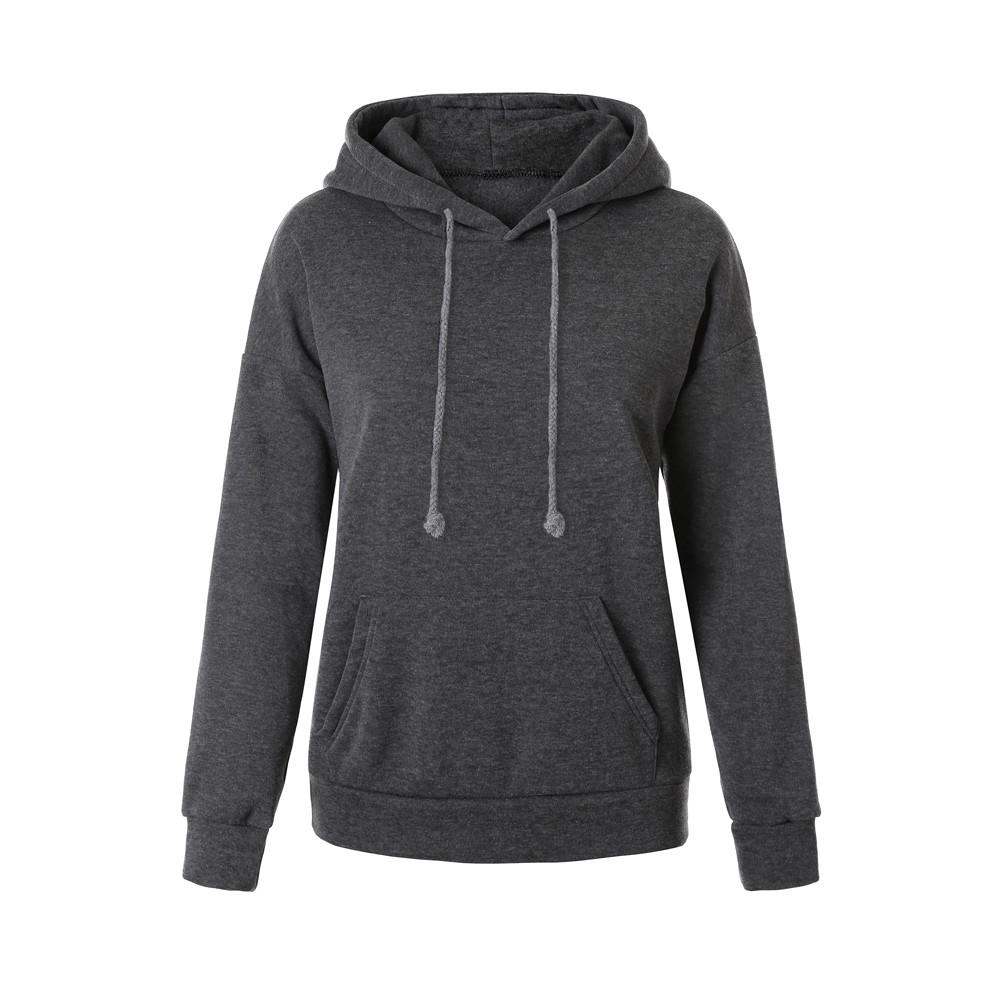 Womens Best Friend Long Sleeve Hoodie Sweatshirt Hooded Pullover Tops Blouse