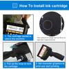 Variable Qr Bar Batch Code Date Number Logo Expiry Date Label Mobile Portable Hand Jet Handheld Thermal Inkjet Printer