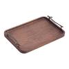 Chinese Style Black Walnut Wood Serving Tray