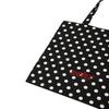 Dot Middle Tote Bag (Black)
