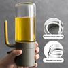 250ml Oil Spray Bottle High Borosilicate Glass Cooking Oil Dispensers Olive Oil Sprayer Mister for Air Fryer Salad Baking