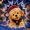PET Window Sticker Reusable Christmas Decoration Creative Christmas Window Decals  Christmas Party