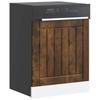 Dishwasher Panel Lucca Smoked Oak Wood Based Material