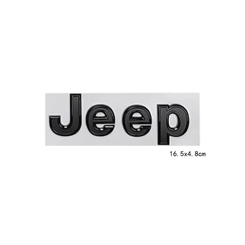 16.5cm Car Side Body Trunk Sticker Badge for Jeep Logo Wrangler Grand Cherokee Compass Renegade Patriot Rubicon Liberty JK XJ