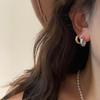 Versatile s925 Sterling Silver Gold-Plated Ear Cuffs: Engraved, Light Luxury Women's Earrings
