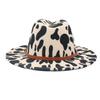 Belt Accessories Graffiti Clown Top Hat Cow Show Jazz Hat Cashmere Hat Big Brim Felt Hat