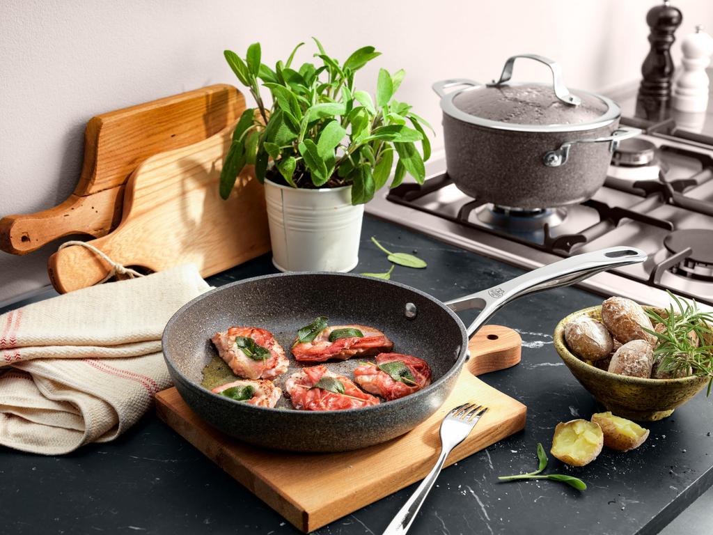 Ballarini Frying Pan 28cm Made In IH Compatible Granitium 7 Layer Coating Japanese "Sarina Italy" [Authorized Product] 75002-822