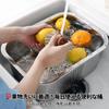 Portable Stainless Steel Dishwashing Bowl 10L | Multipurpose Kitchen Basket | Vegetable Washing & Draining | Camping, Car Camping, Home Use (1655)