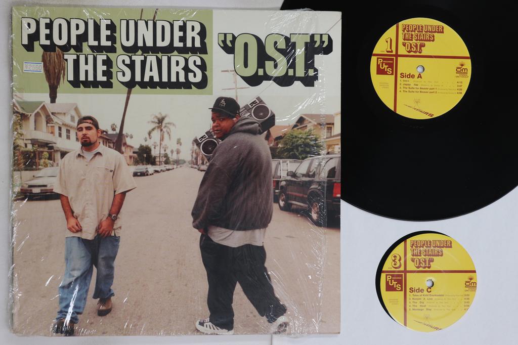 LP Record PEOPLE UNDER THE STAIRS O.s.t. OM105VLP OM 2000 US Rap HipHopRB Used