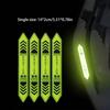 Reflective Door Stickers - Night Safety Warning Decals, High Visibility Anti-Collision, Waterproof for Doors/Bumpers, Cool Desig