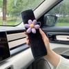 2 Cute Flower Car Seat Belt Shoulder Pads - Women's Comfortable Polyester Seat Belt Cover