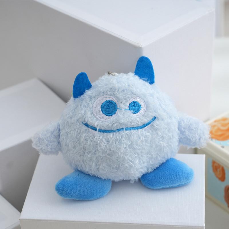 Delightful Monster Family Keychain Plush Toy Mini Stuffed Doll Backpack Decoration In Various Colors