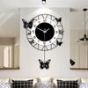 Clock Stylish Metal Analog Wall Clock for Living Room, Office, Kitchen, Home and Hall Fancy Big Size Modern Wall Watch ( 40 CM)