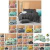 Elegant Floral Bedding Set With Beautiful Print Duvet Cover And Pillowcases For Single And Queen Beds